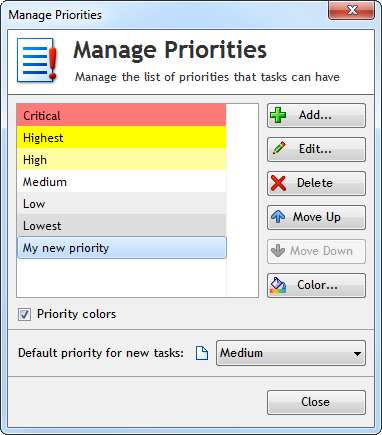 Swift To-Do List 7 Manage Priorities