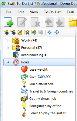 Goal task lists in Swift To-Do List