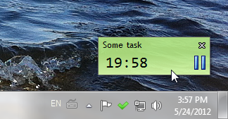 Task timer on desktop helps you overcome procrastination