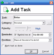 Daily To-Do List screenshot - Add Task