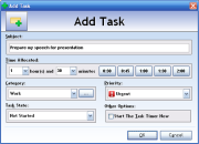 My Timeboxing screenshot - Add Task